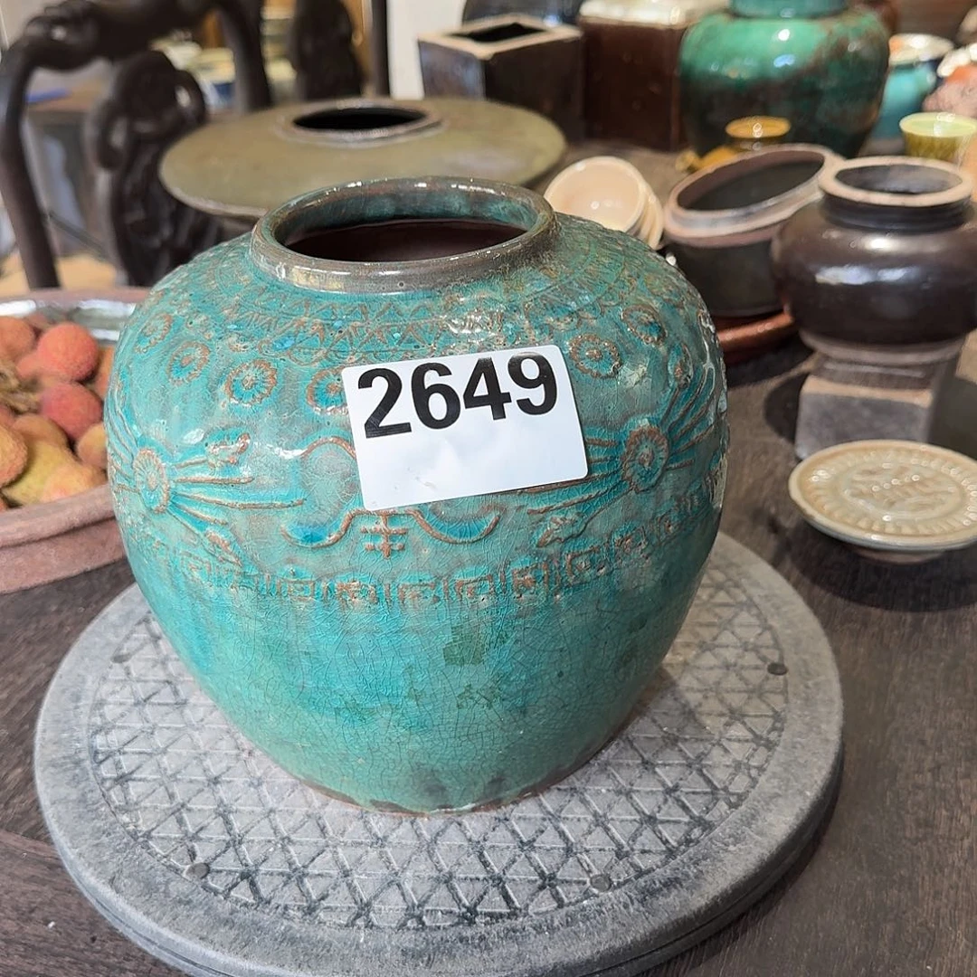 盘布*芬静界茶空间老物件2649
