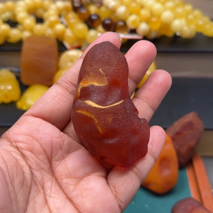 琥珀未镶嵌珠宝奇石M15号原石