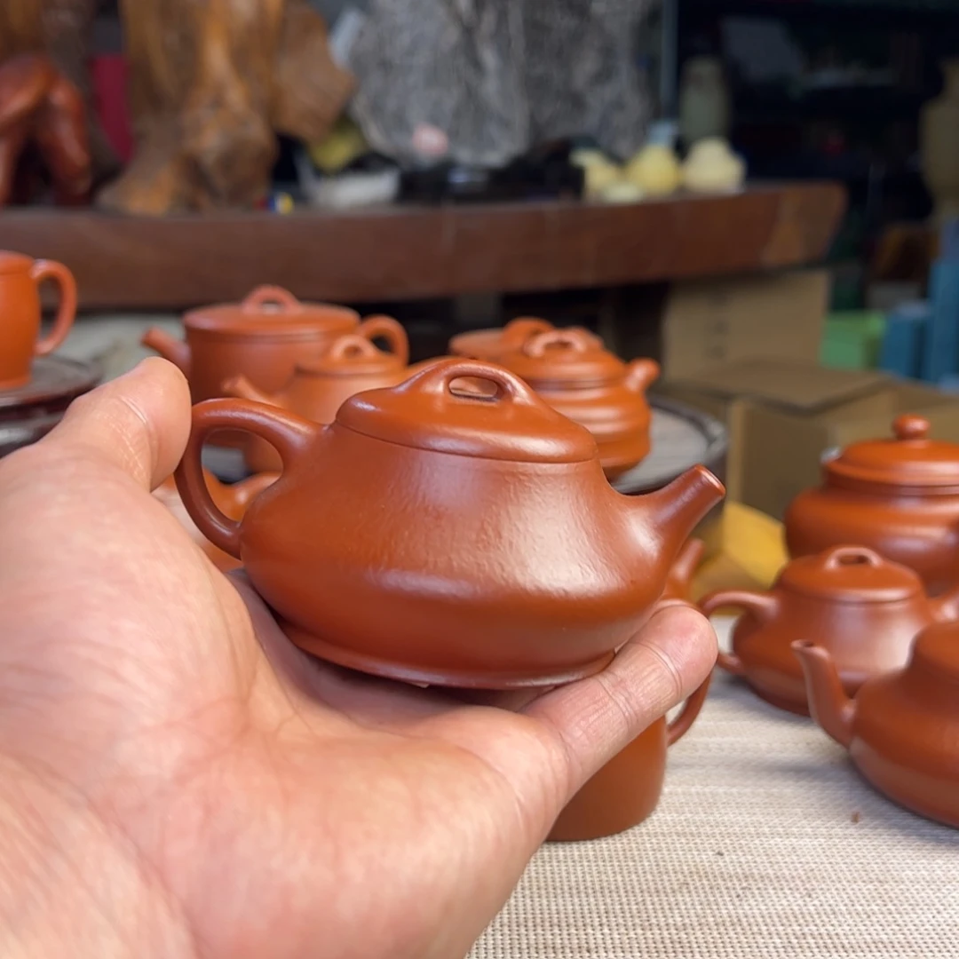 紫砂壶翘全手工制作柱瓢