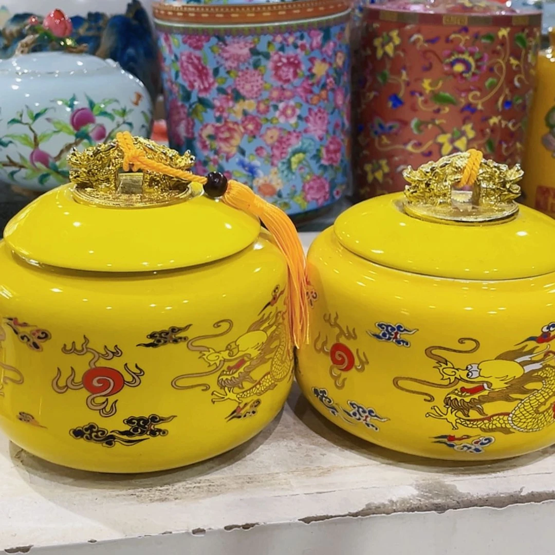 【闪购商品】罐陶瓷茶葉罐密封罐