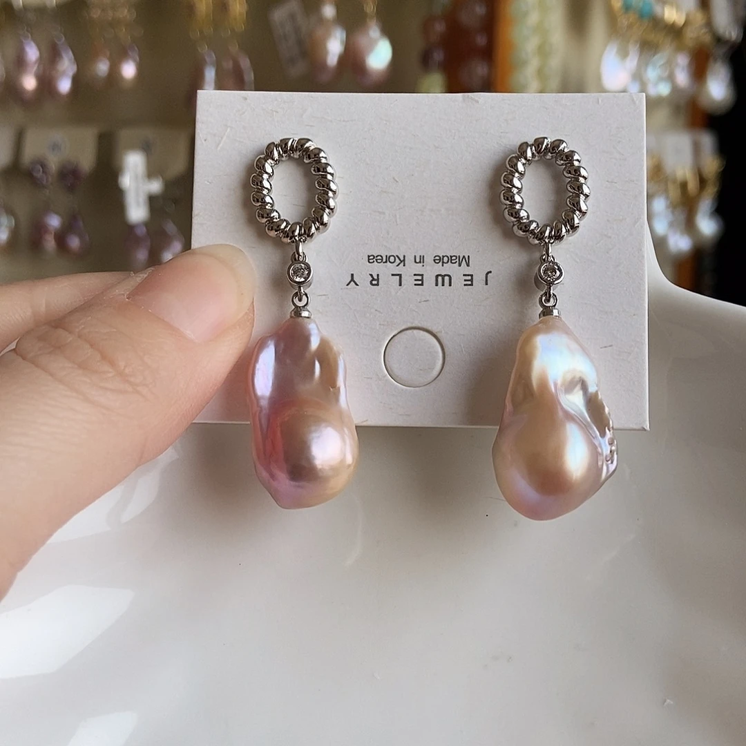 合金颈饰淡水珍珠特价耳饰4687