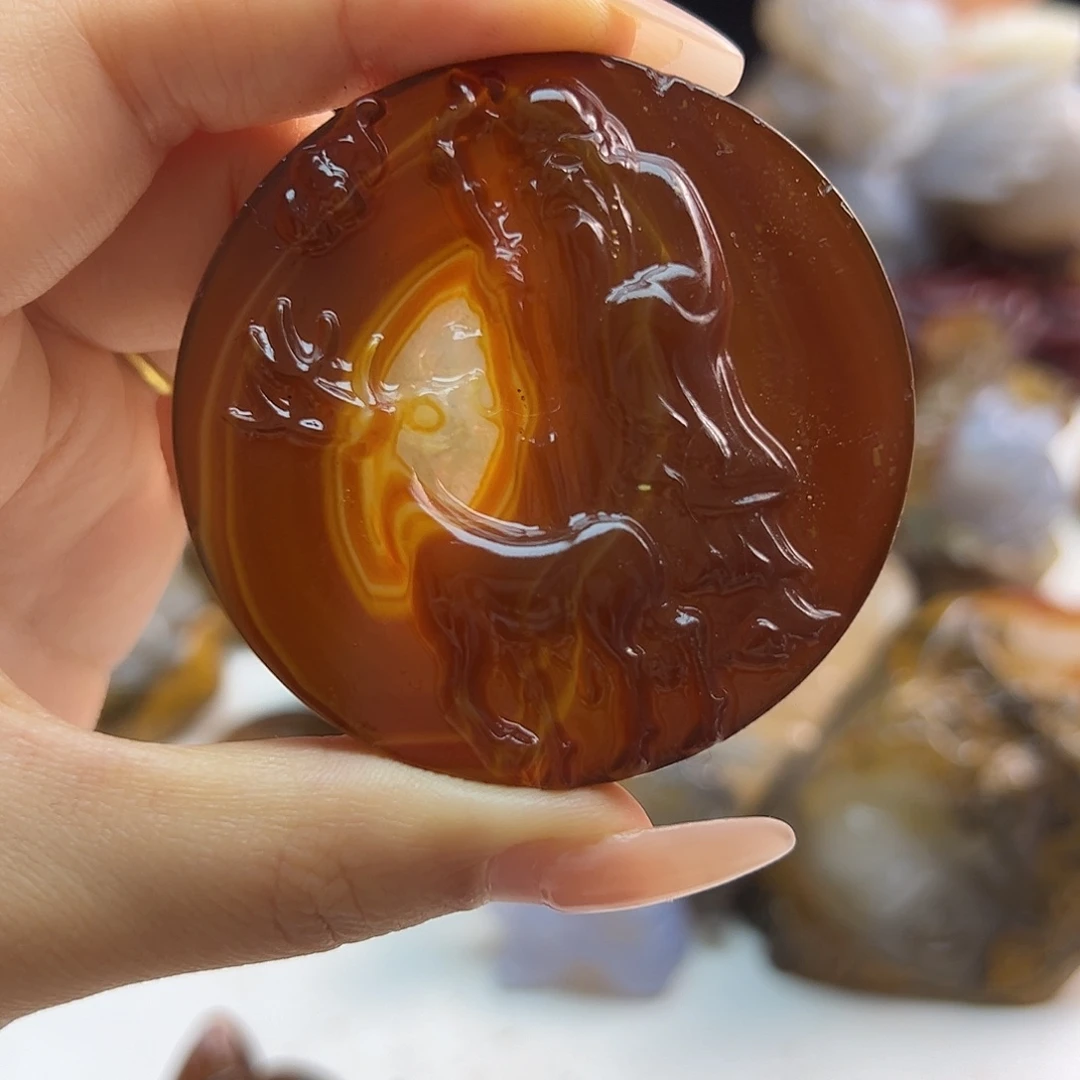 玛瑙/玉髓未镶嵌颈饰