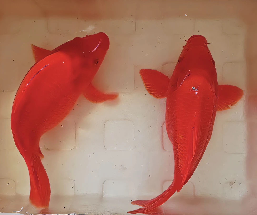 中国红元宝鲤荷包鲤观赏鱼冷水淡水好养耐活宠物