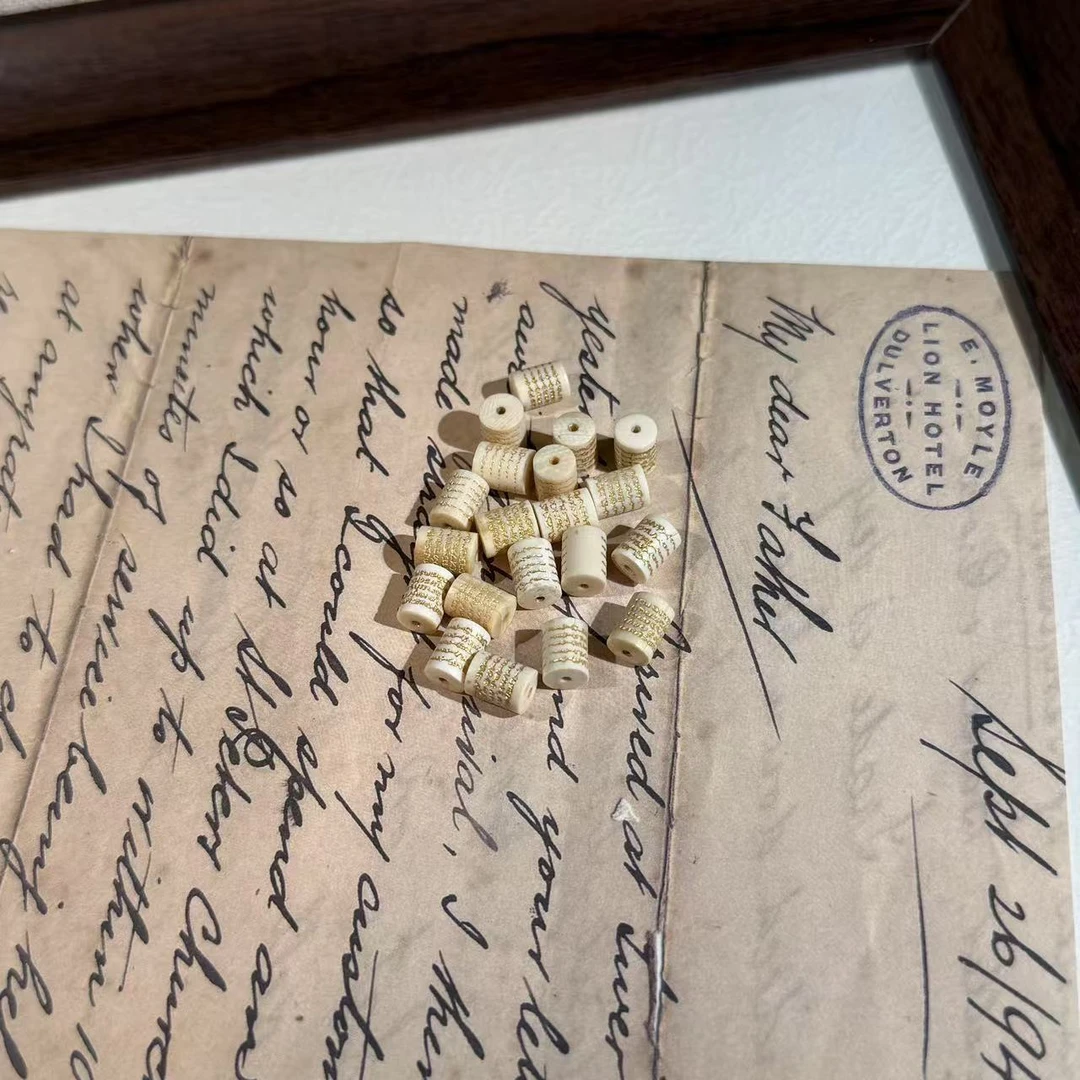 猛犸象牙心经隔珠时尚小众DIY6mm+配件O156多样性发其一