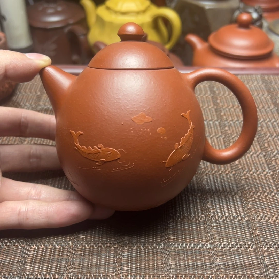 茶壶紫砂宜兴原矿紫砂壶350毫升容量