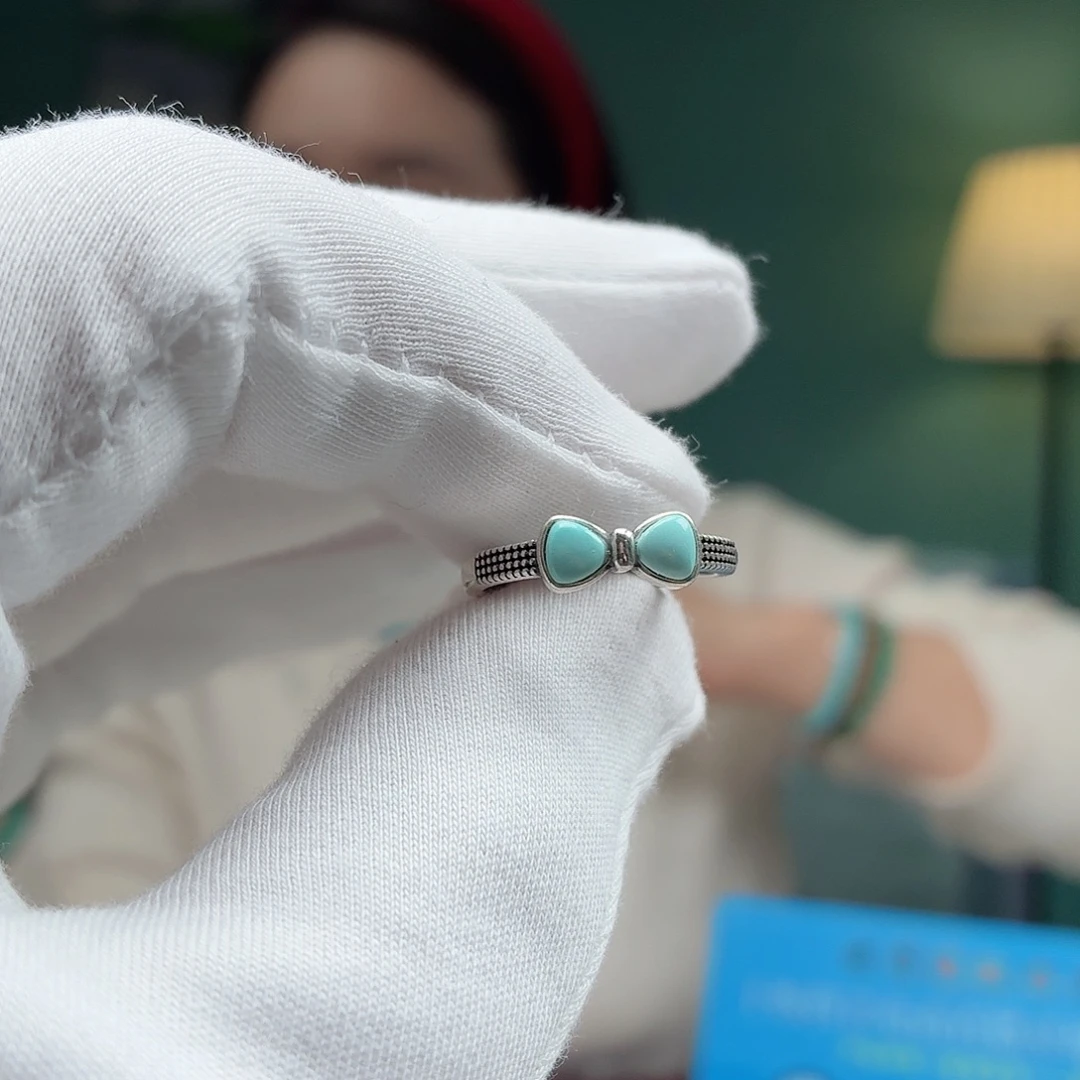 绿松石银S925镶嵌珠宝奇石