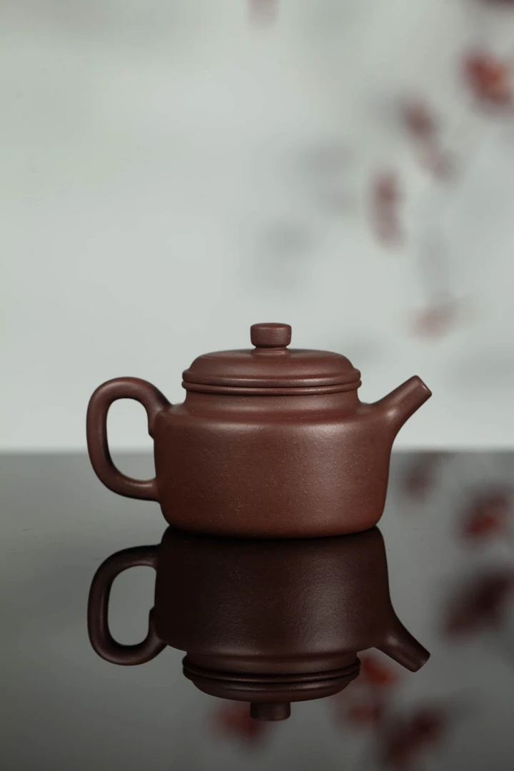 【恒砂】宜兴原矿底槽清精工半手德钟壶250cc 手制宽口大容量精美