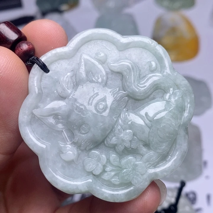 颈饰未镶嵌翡翠翡翠