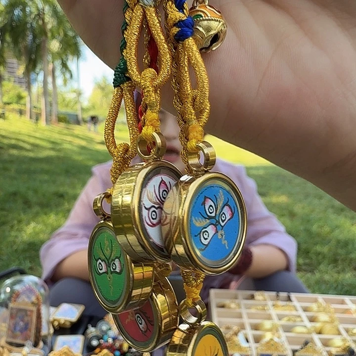 吊坠五路C挂件-热贡纯手绘