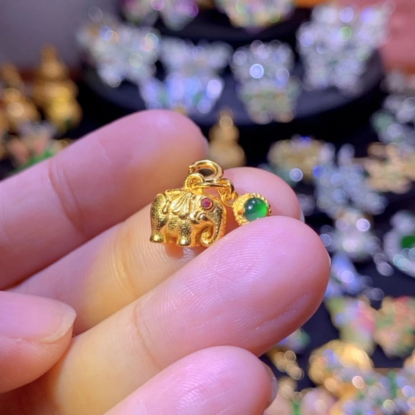 【闪购商品】翡翠挂件银S925镶嵌天然