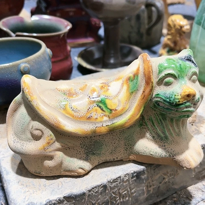 瓦当摆件摆件茶桌茶台陶瓷