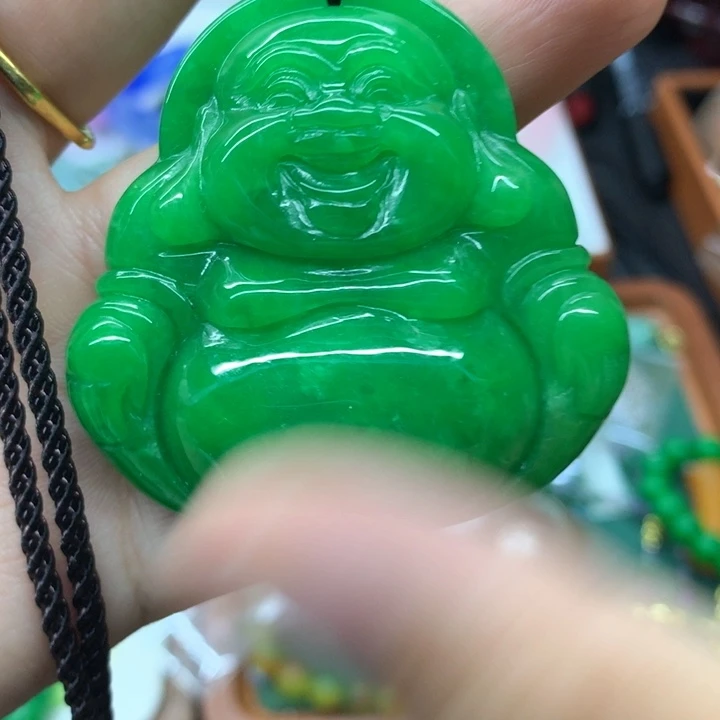 颈饰未镶嵌翡翠吊坠