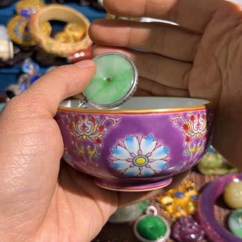 瓷片抹***空精美好好看漂亮大器