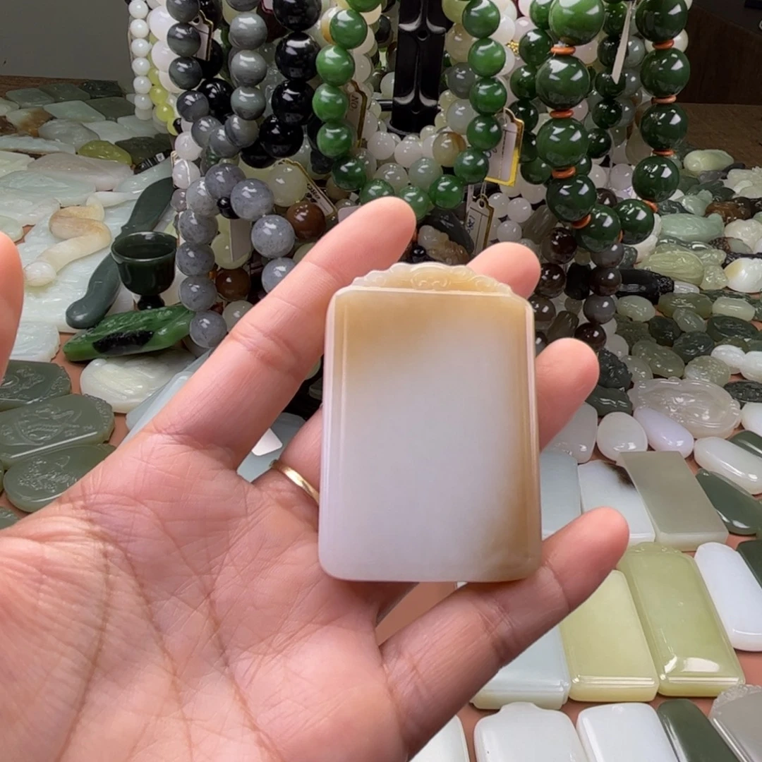 果***闫和田玉未镶嵌吊坠(不含链)