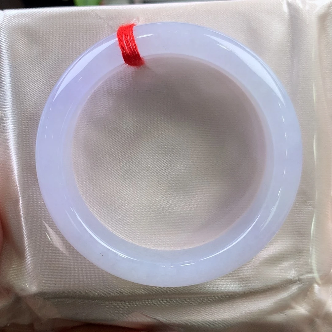 翡翠未镶嵌手镯51.4正圈