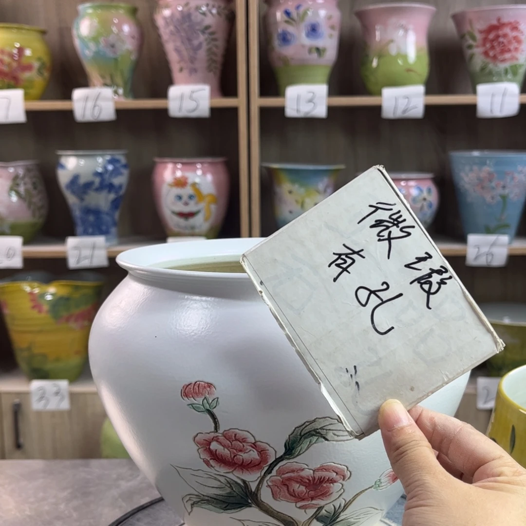 景德镇陶瓷花盆花盆