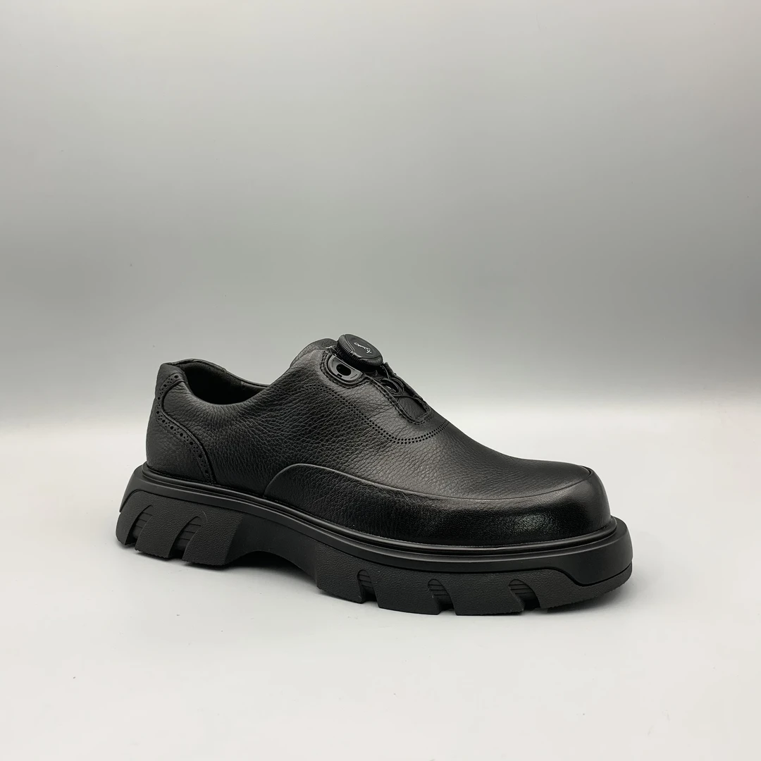 bindu/宾渡休闲男皮鞋男士单鞋舒适时尚百搭夏季透气0921