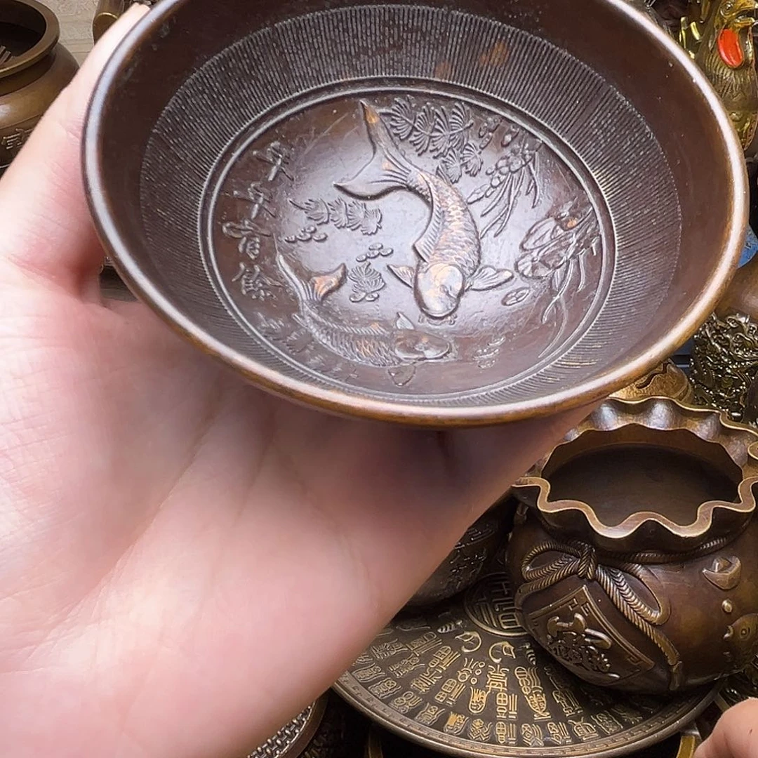 铜器摆件老王直播间