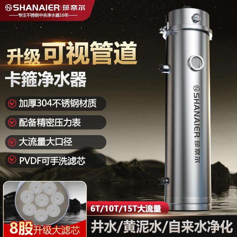 新款二代可视款快拆式全屋中央净水器农村自建房商品房家用净水器