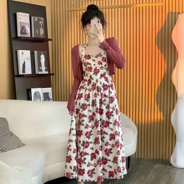 直播间专属设计师女装潮流连衣裙碎花宽松百搭夏季爆款显瘦气质