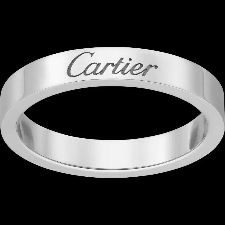 99新 Cartier/卡地亚 C DE CARTIEP/B4054000/铂金材质