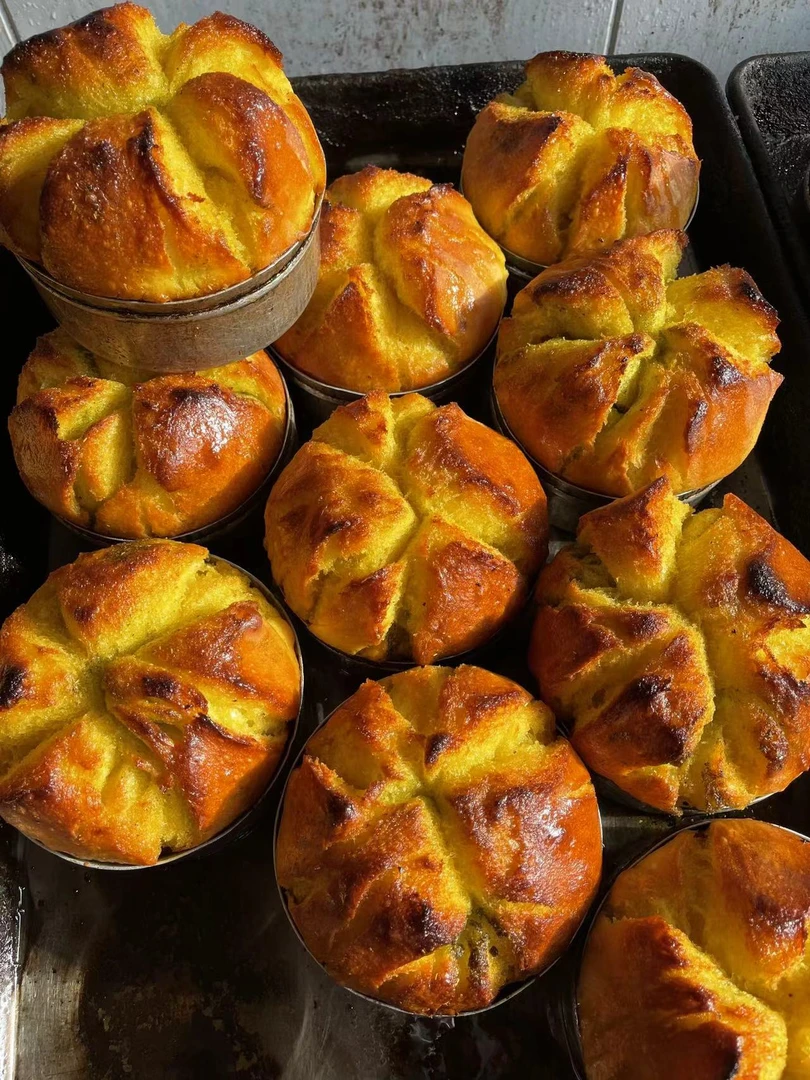 临夏清真玉米面，杂面馍传统发酵手工制作