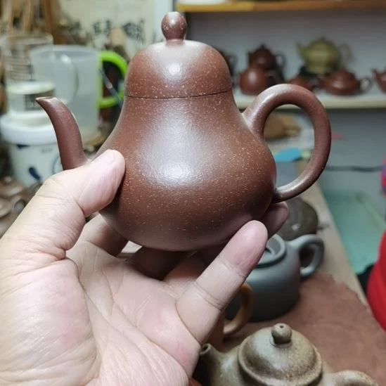 茶壶紫砂汤*。紫泥，思婷壶，230cc容量