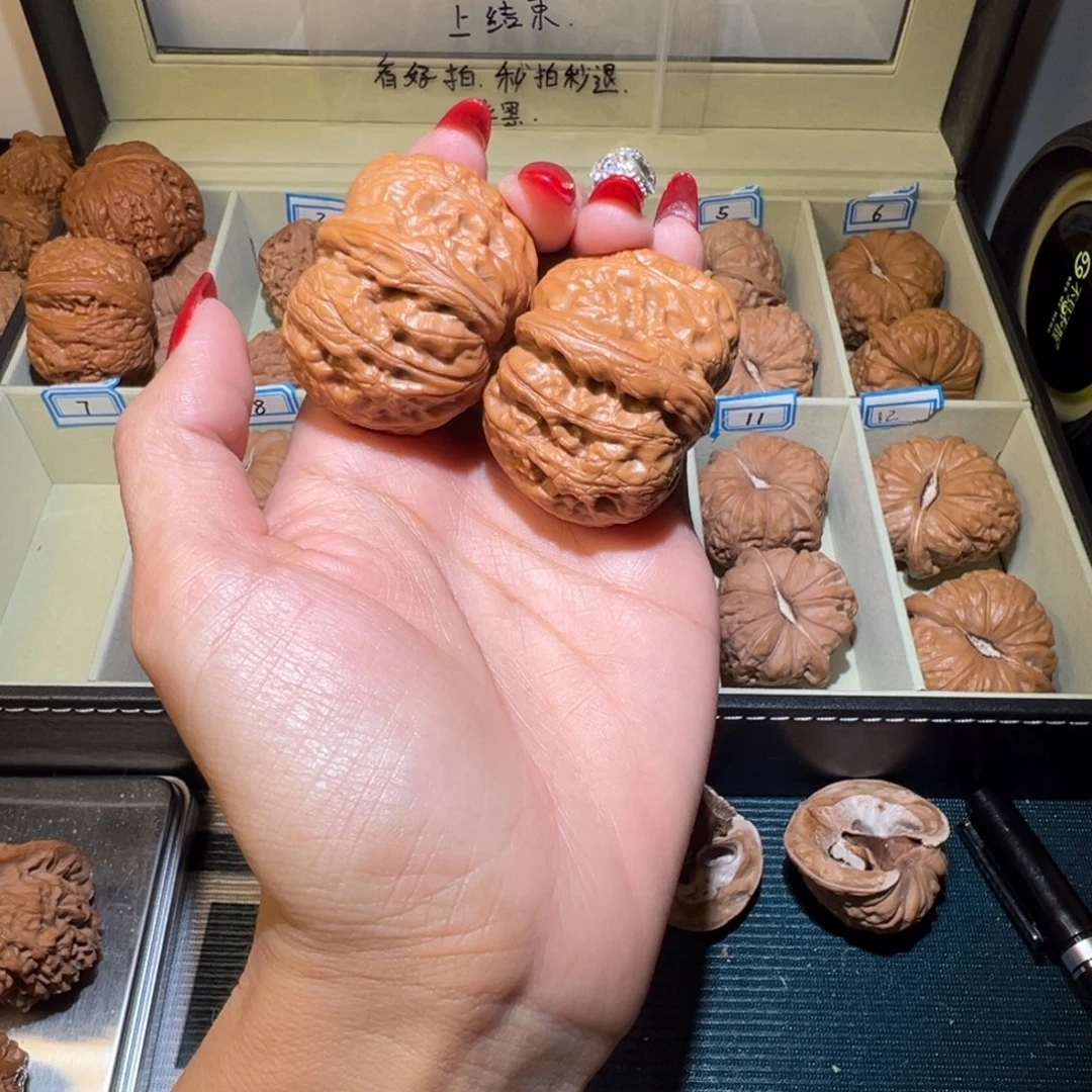 深***~吊坠文玩核桃元宝43