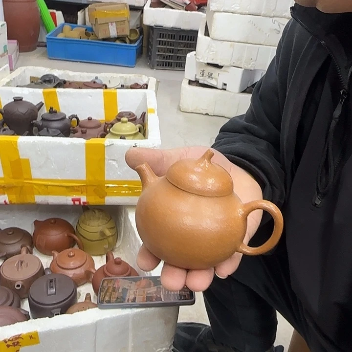 茶壶紫砂。宜兴紫砂壶原矿紫砂壶