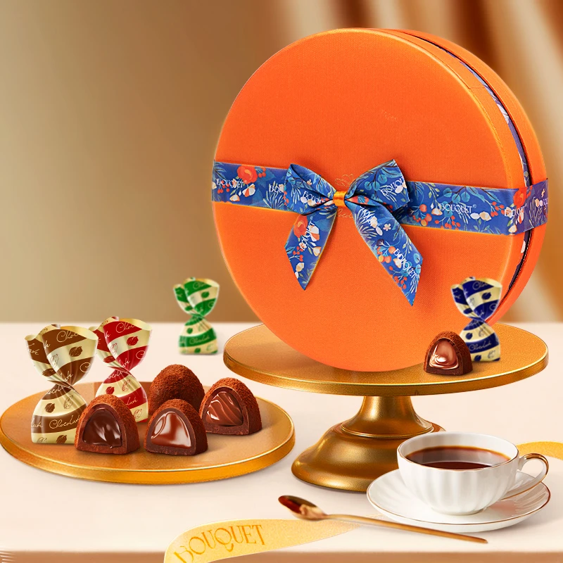 【25年3月份到期】卜珂零点松露形夹心纯可可脂糖果零食礼盒装500g