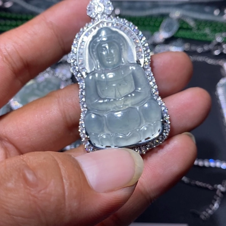 翡翠未镶嵌颈饰天然翡翠