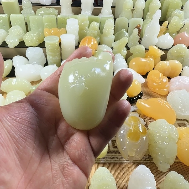石材二*好看的书把件125478