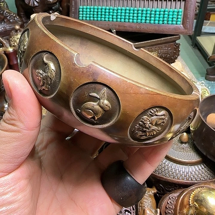 铜器办公室茶室摆件