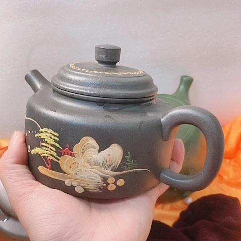 茶杯红泥宜兴紫砂全手工制作