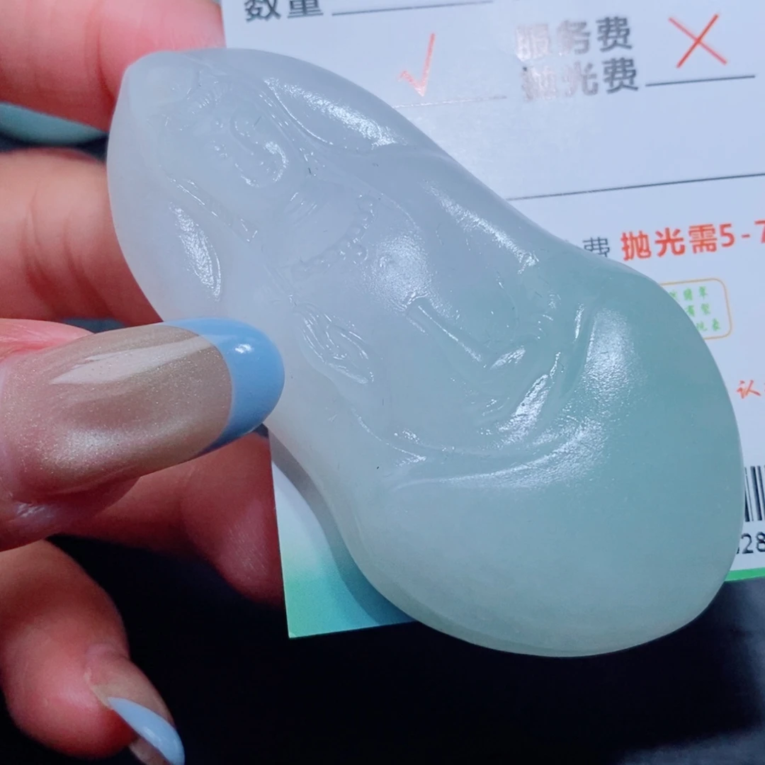 定制翡翠未镶嵌定制毛货翡翠挂件