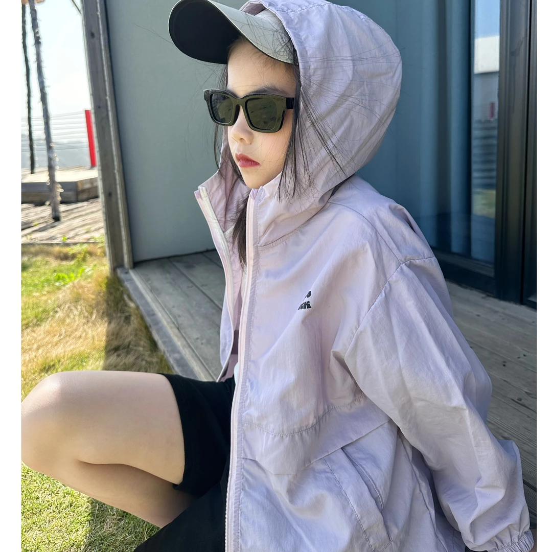 儿童防晒衣2025夏季新款儿童轻薄款外套男女童连帽防晒服