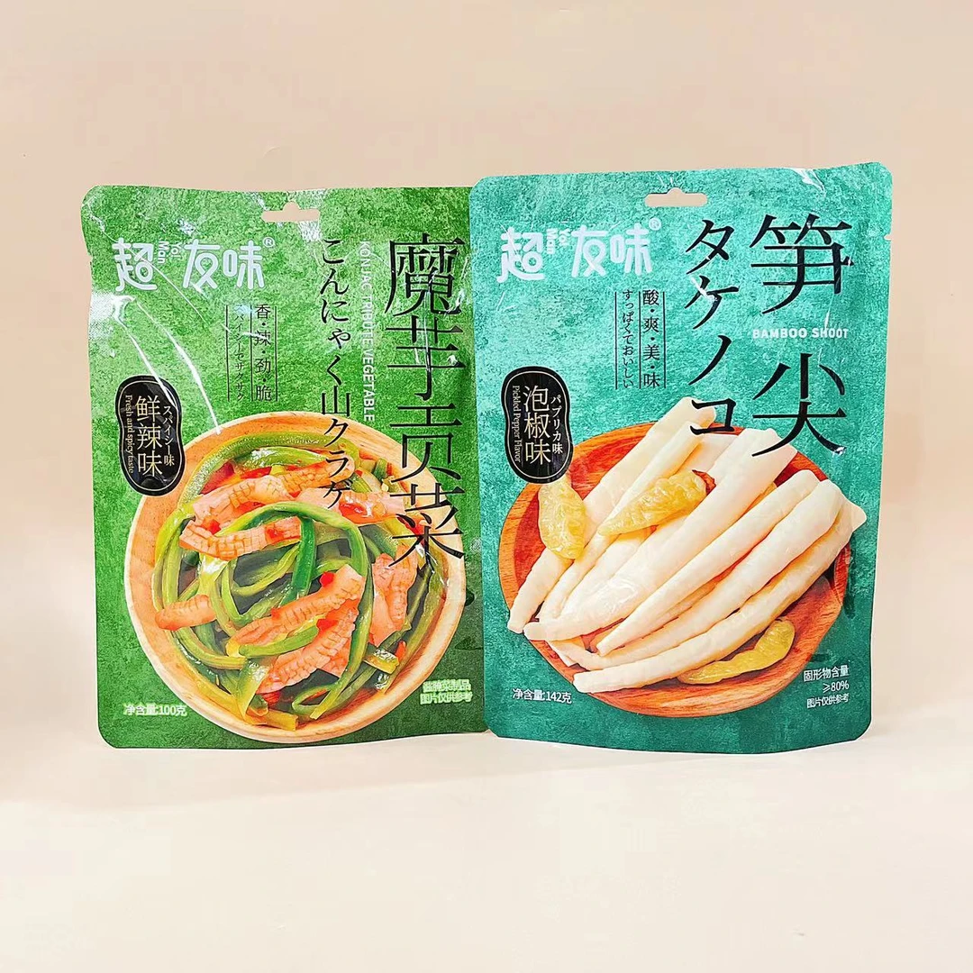 超友味魔芋贡菜鲜辣味笋尖泡椒味酱腌菜网红小吃嘴馋休闲零食