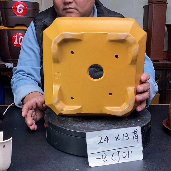 紫砂花盆货号一只CJ011