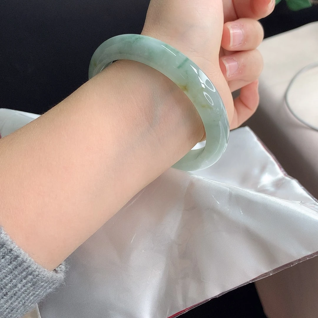 未镶嵌手镯翡翠，35号