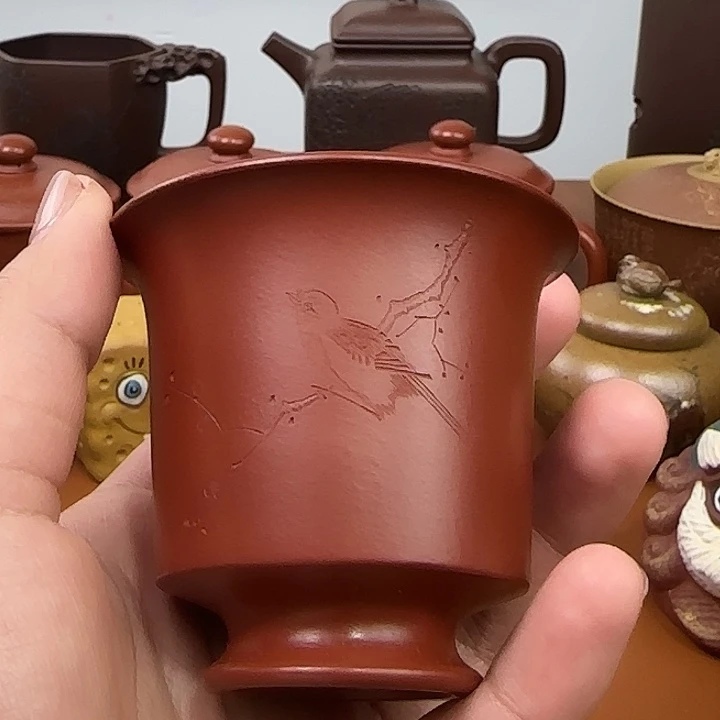 宜兴紫砂瑕疵主人杯杯