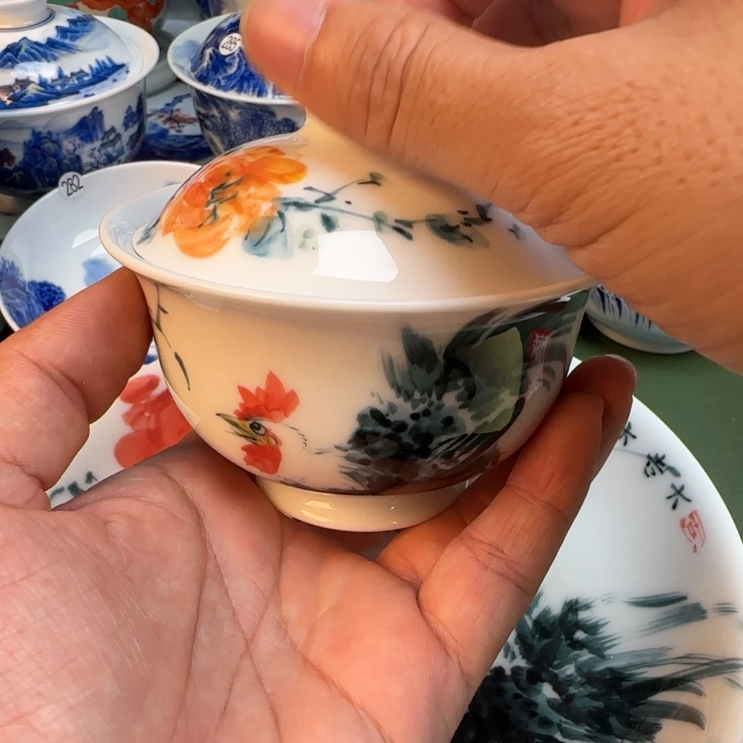 陶纯手工纯手绘茶具296