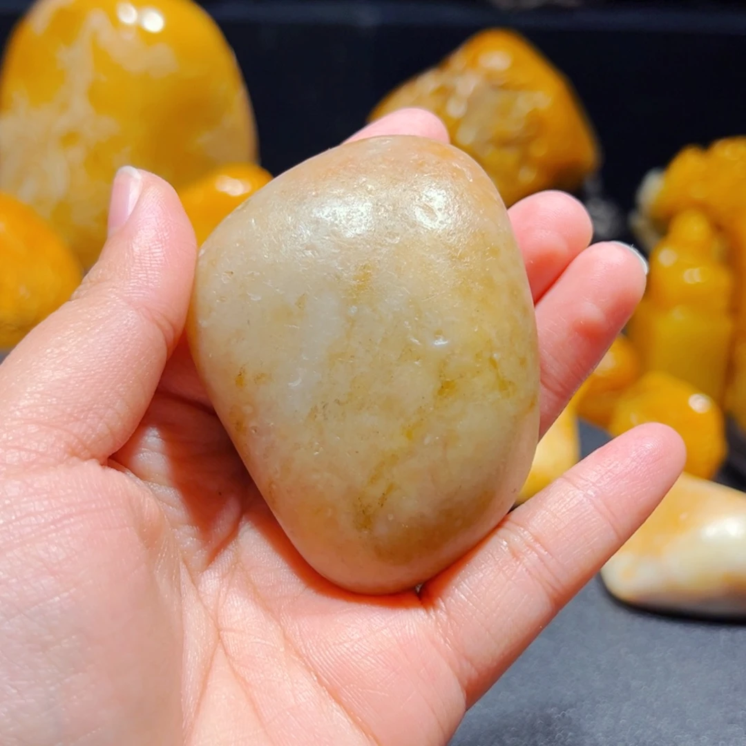 田黄石披****羊石雕石雕石雕