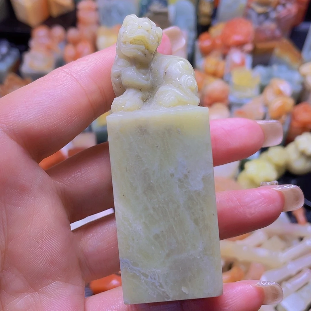 青田石印石青田封门