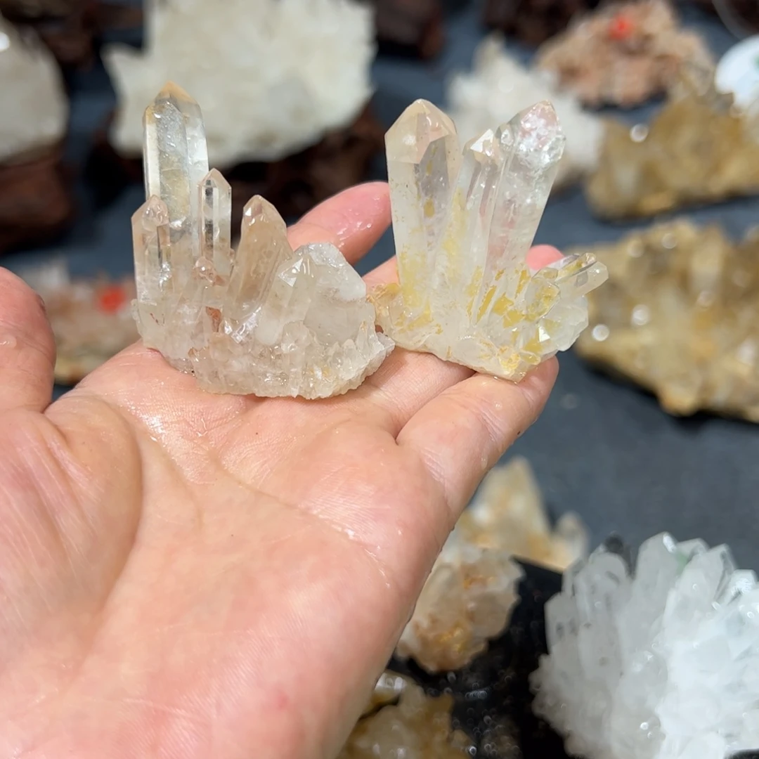 透***明未镶嵌珠宝半成品水晶