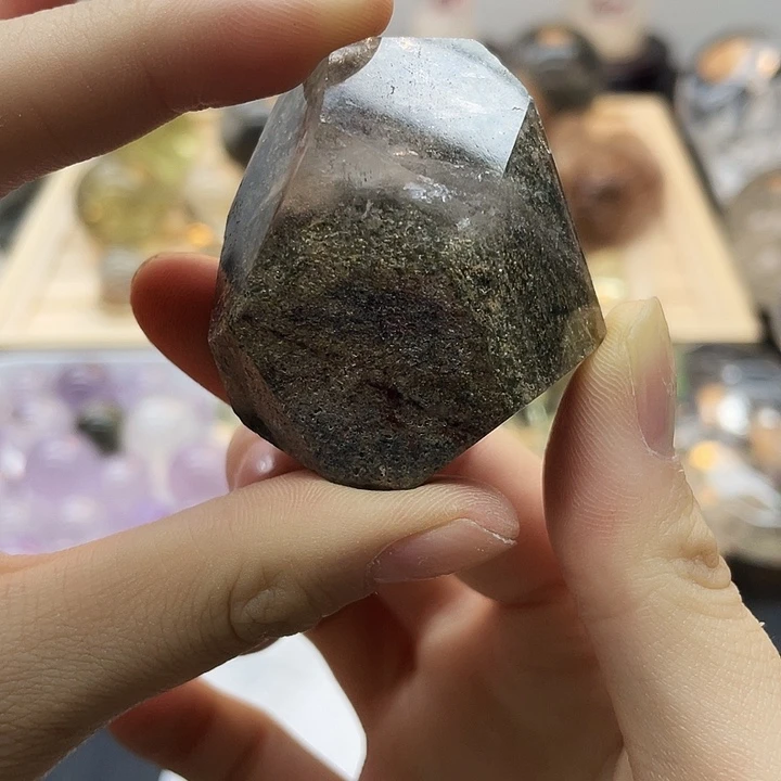 发晶珠宝半成品未镶嵌84水晶
