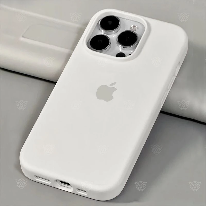 白色适用iPhone16promax手机壳苹果15pro液态14硅胶13保护套17Air