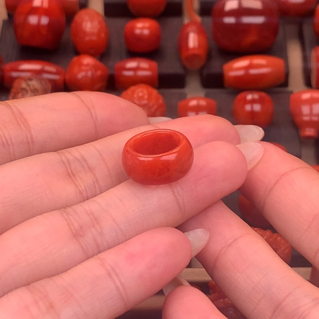 南红玛瑙南红川料跑环10.3mm未镶嵌