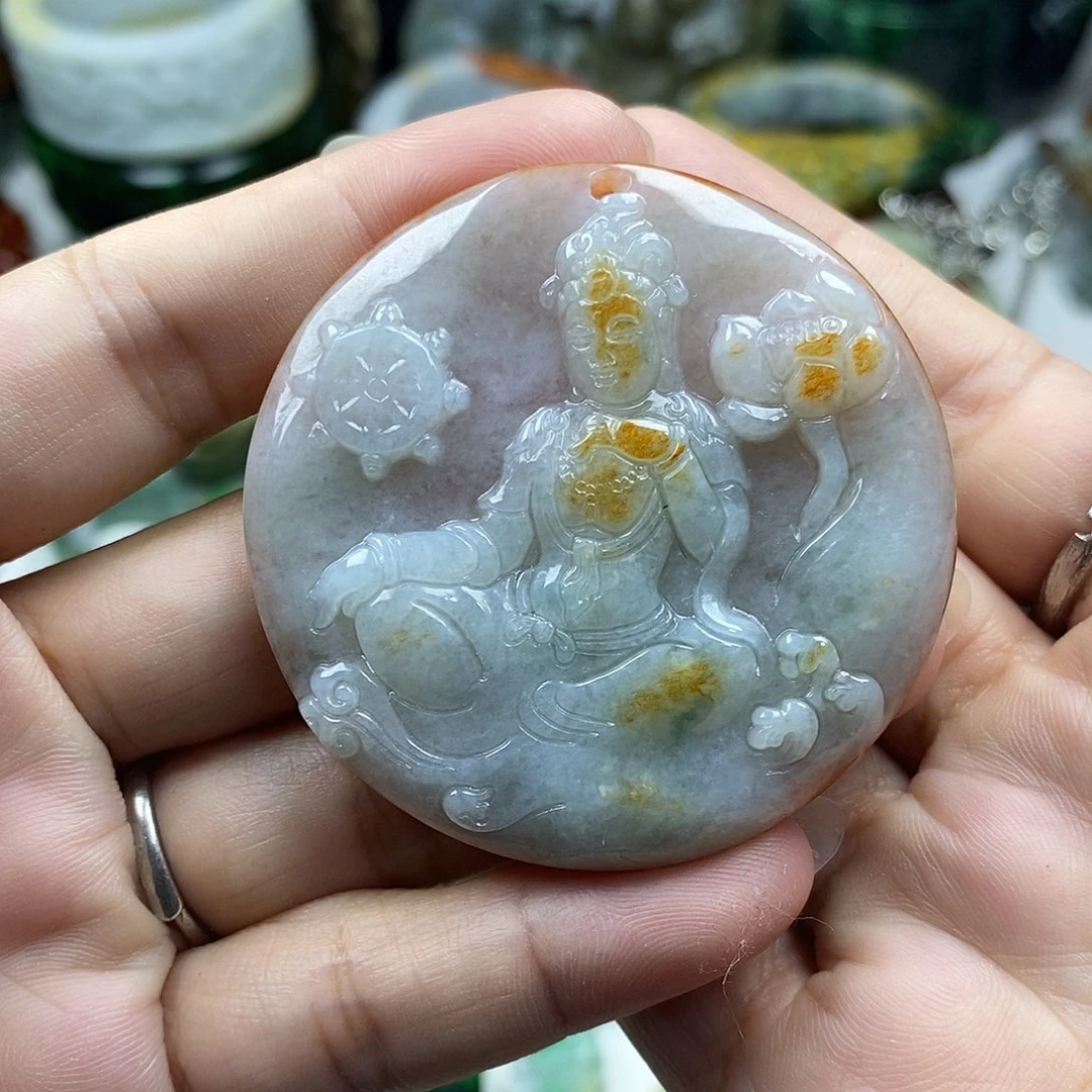 颈饰未镶嵌翡翠牌子