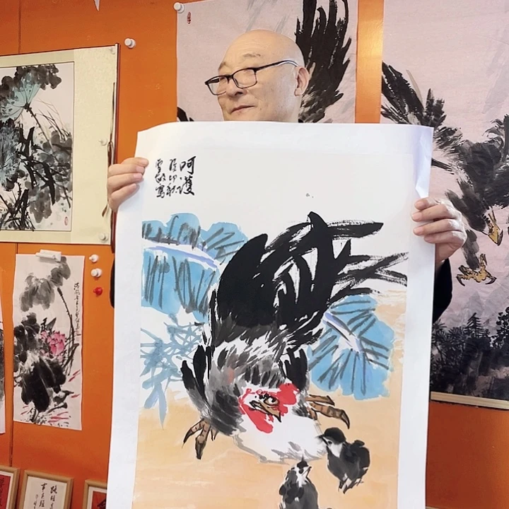 国画张圣敏先生纯手绘作品
