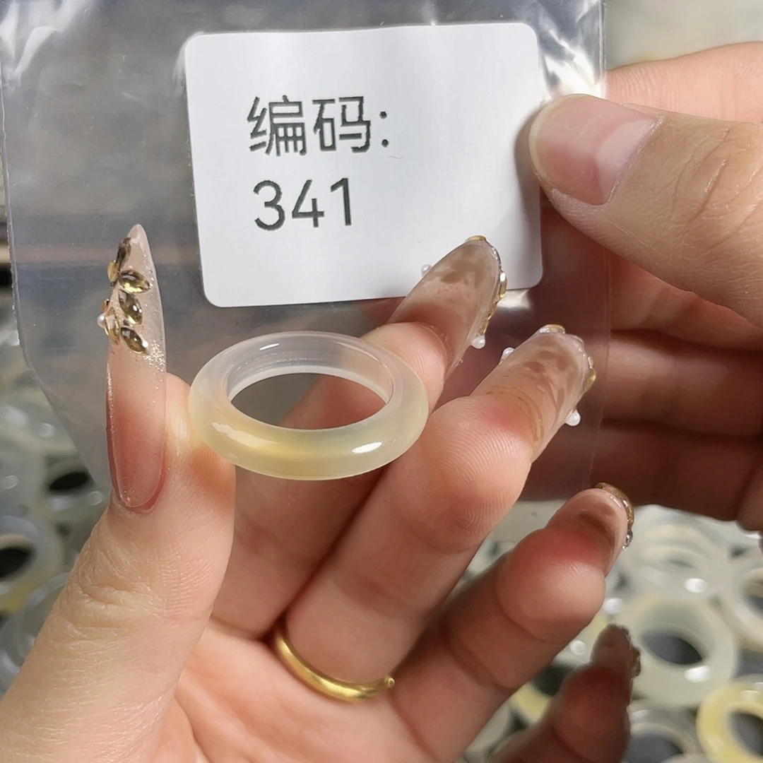 玛瑙/玉髓未镶嵌戒指341港15